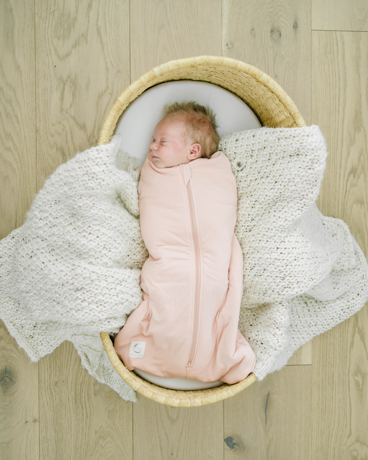 Bamboo Swaddle Sleeping Bag for Babies (0-6 Months)