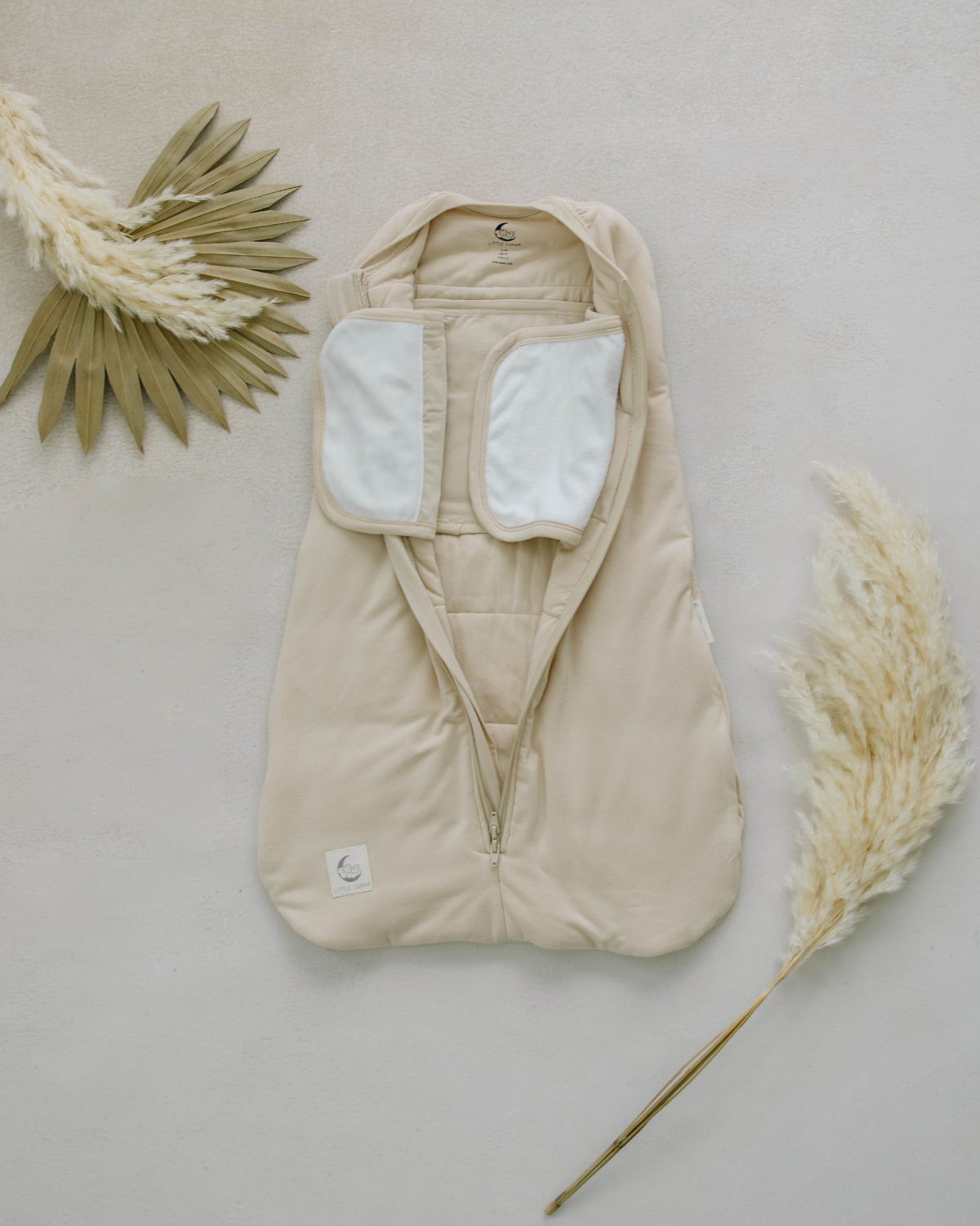 2-in-1 Pucksack & Schlafsack aus Bambus – Pucksack & Schlafsack in einem (0–6 Monate)