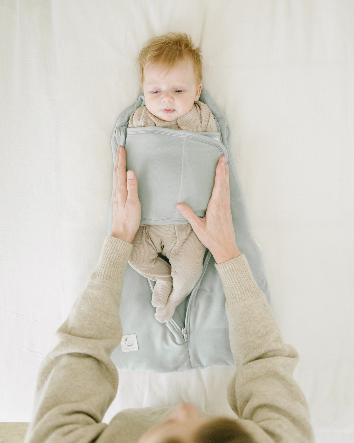 Bamboo Swaddle Sleeping Bag for Babies (0-6 Months)