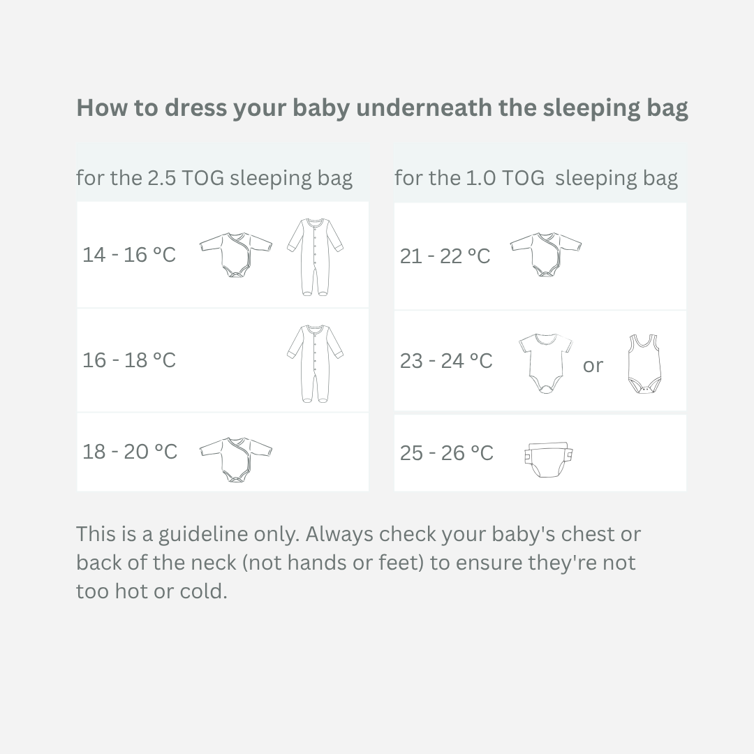 Bamboo Sleeping Bags for Babies & Toddlers (6-36 Months)